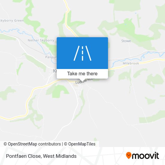Pontfaen Close map