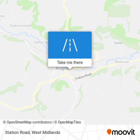 Station Road map