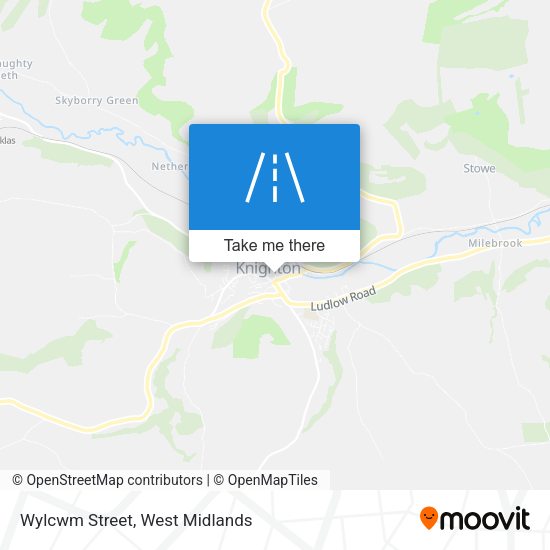 Wylcwm Street map
