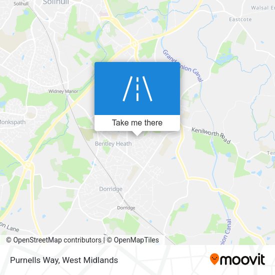 Purnells Way map