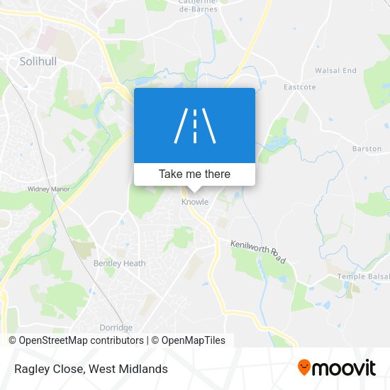 Ragley Close map