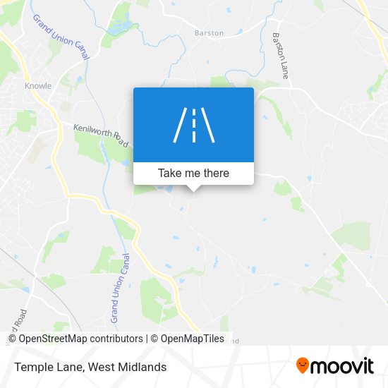 Temple Lane map
