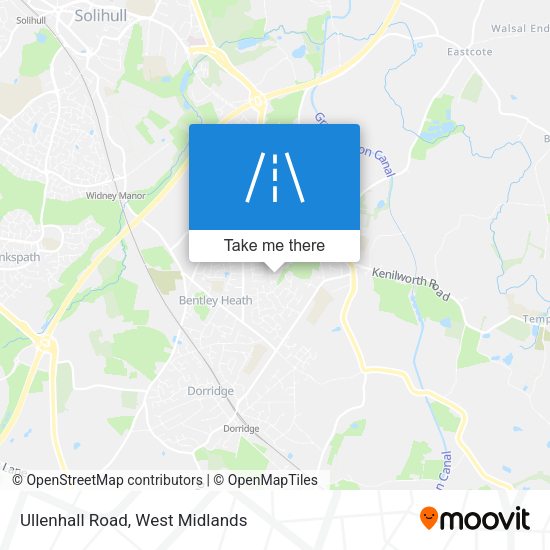 Ullenhall Road map