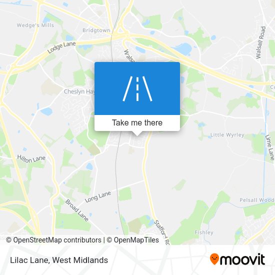 Lilac Lane map