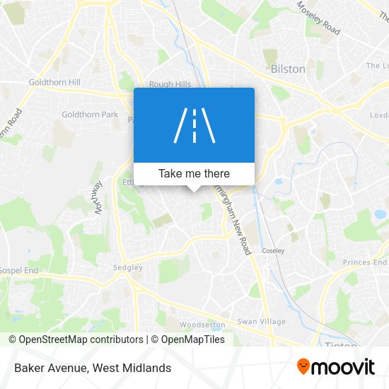 Baker Avenue map