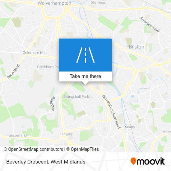 Beverley Crescent map