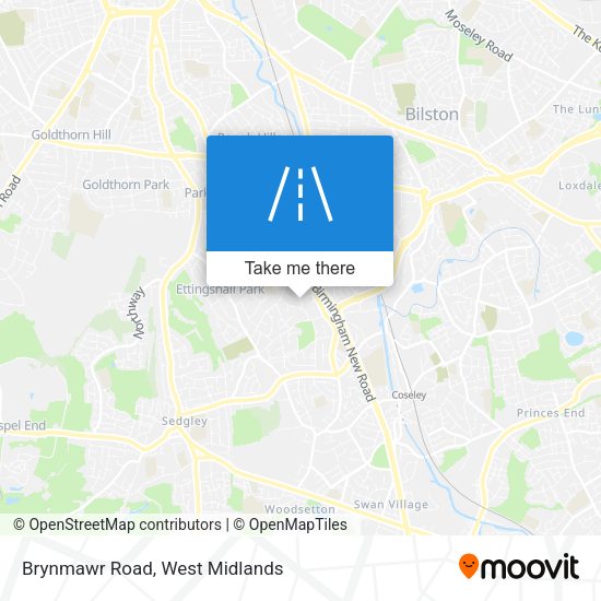 Brynmawr Road map