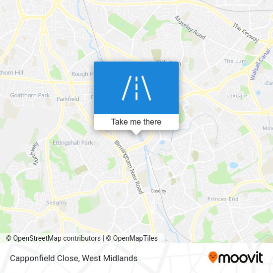 Capponfield Close map
