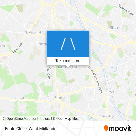 Edale Close map