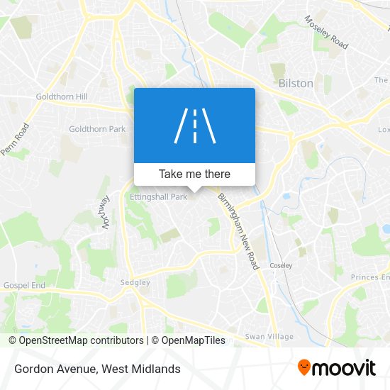 Gordon Avenue map