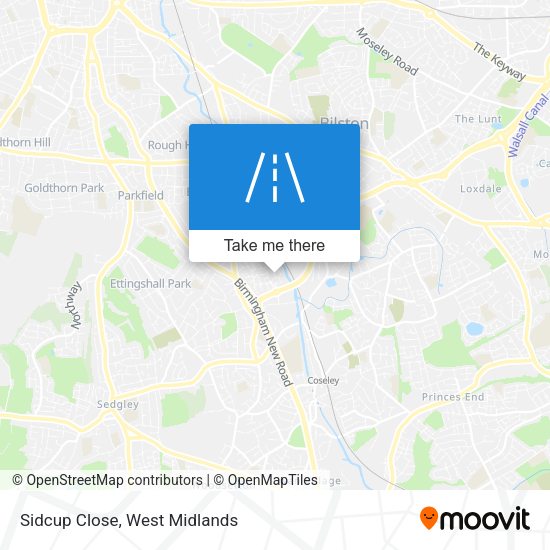 Sidcup Close map