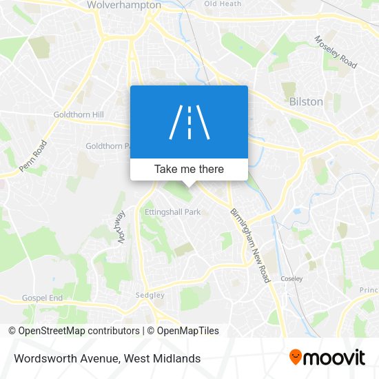 Wordsworth Avenue map