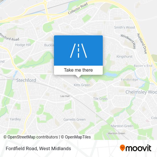 Fordfield Road map