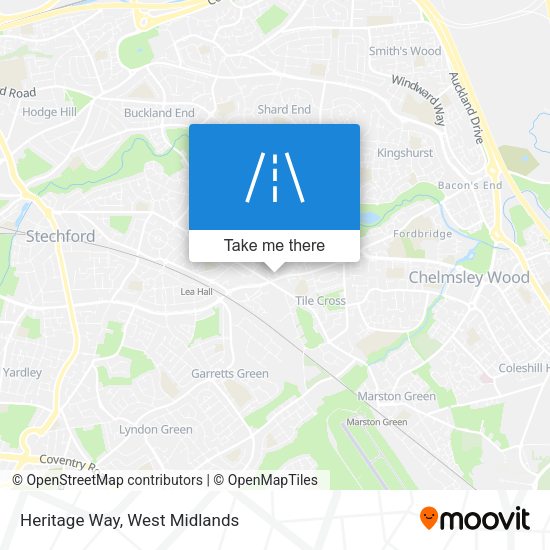 Heritage Way map