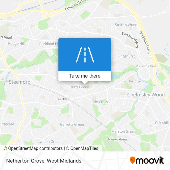 Netherton Grove map