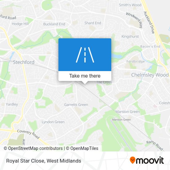 Royal Star Close map