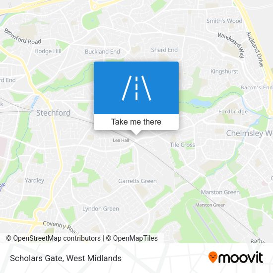 Scholars Gate map