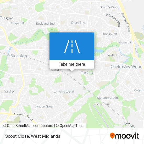 Scout Close map