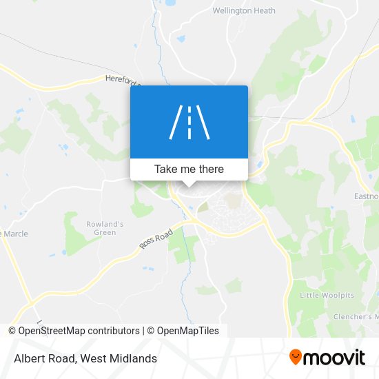 Albert Road map