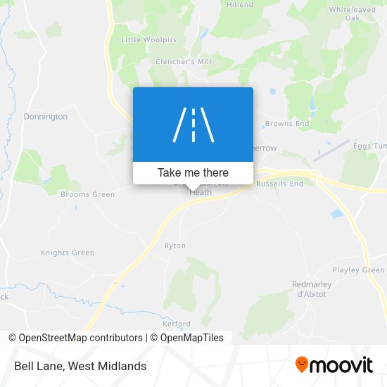 Bell Lane map
