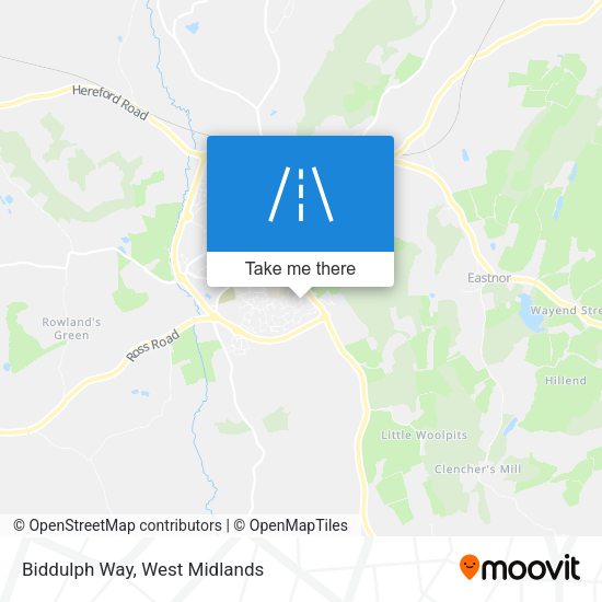 Biddulph Way map