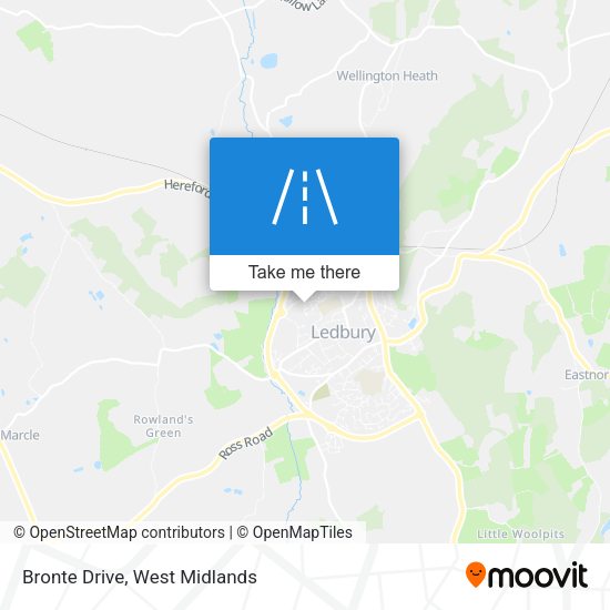 Bronte Drive map