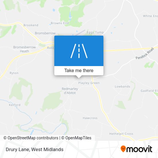 Drury Lane map