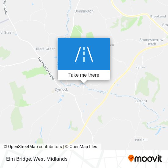 Elm Bridge map