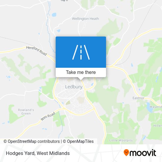 Hodges Yard map