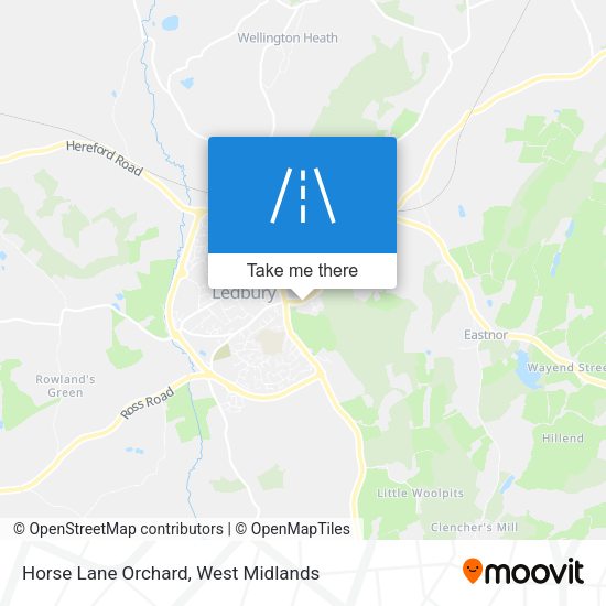 Horse Lane Orchard map