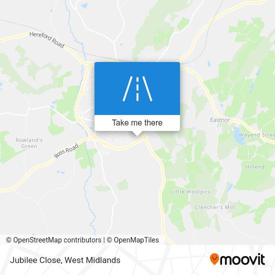 Jubilee Close map