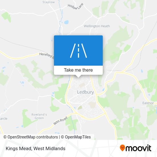 Kings Mead map