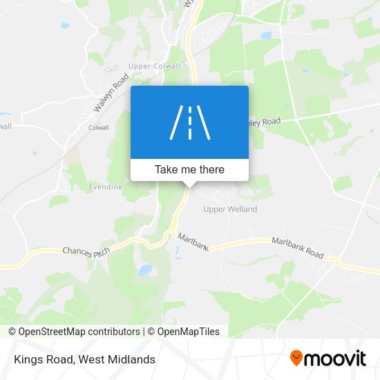 Kings Road map