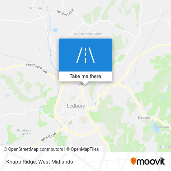 Knapp Ridge map