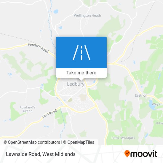 Lawnside Road map