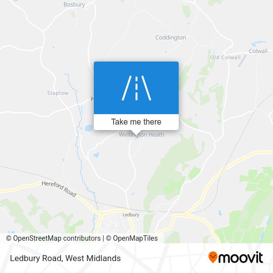 Ledbury Road map