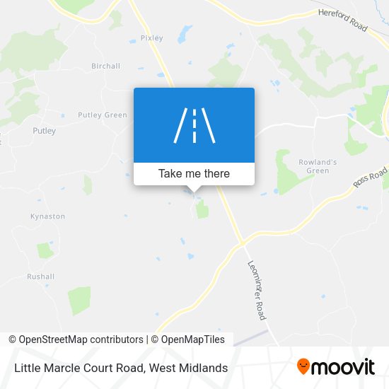 Little Marcle Court Road map