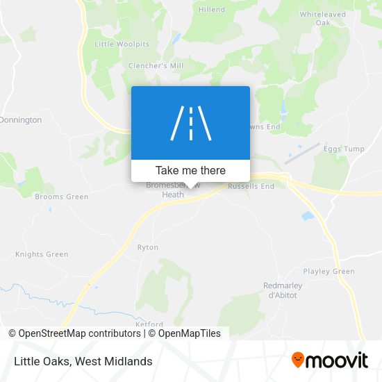 Little Oaks map