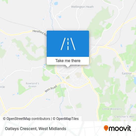 Oatleys Crescent map