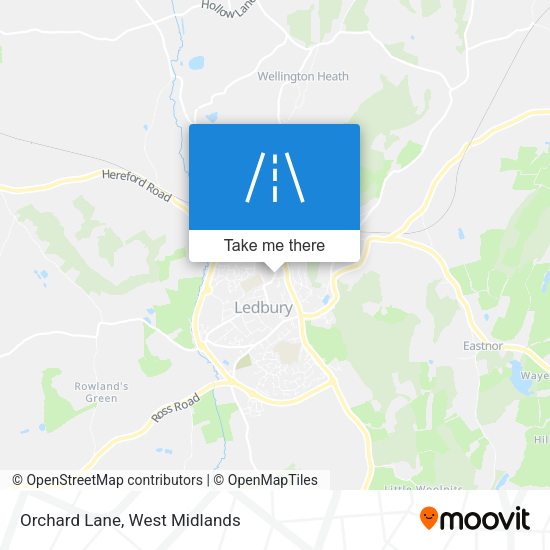 Orchard Lane map