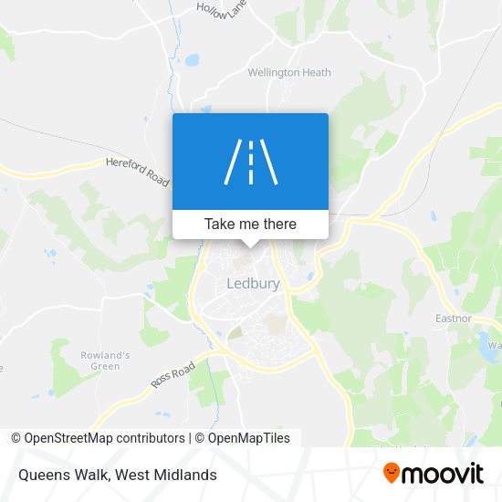 Queens Walk map