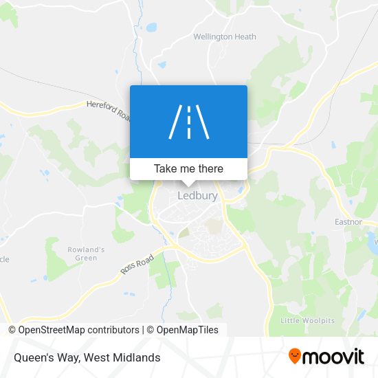 Queen's Way map
