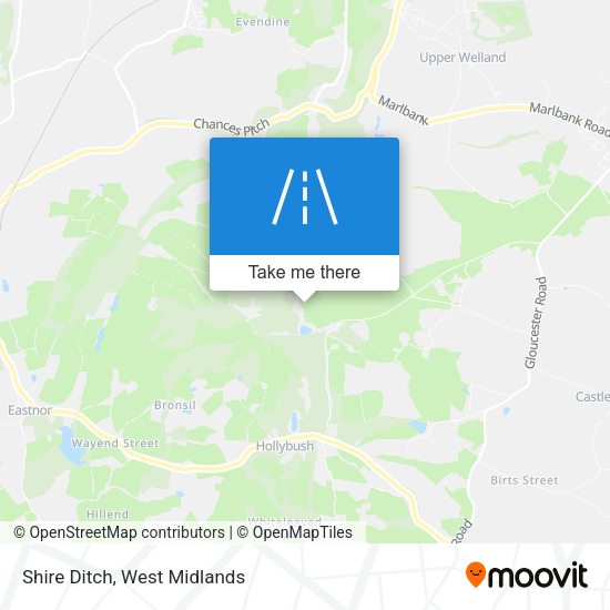 Shire Ditch map