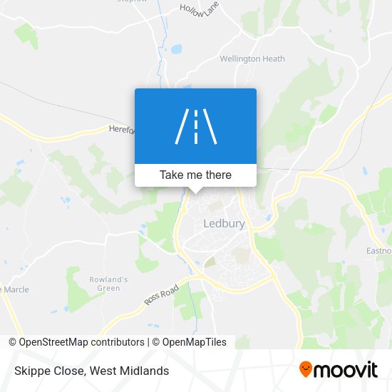Skippe Close map