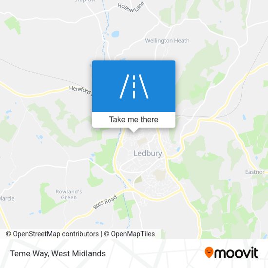 Teme Way map