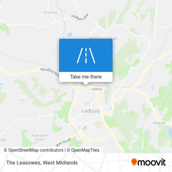 The Leasowes map