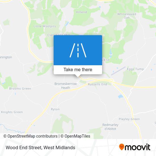 Wood End Street map