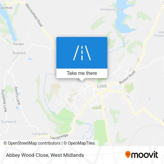 Abbey Wood Close map