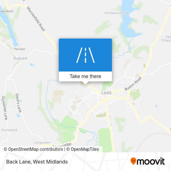Back Lane map