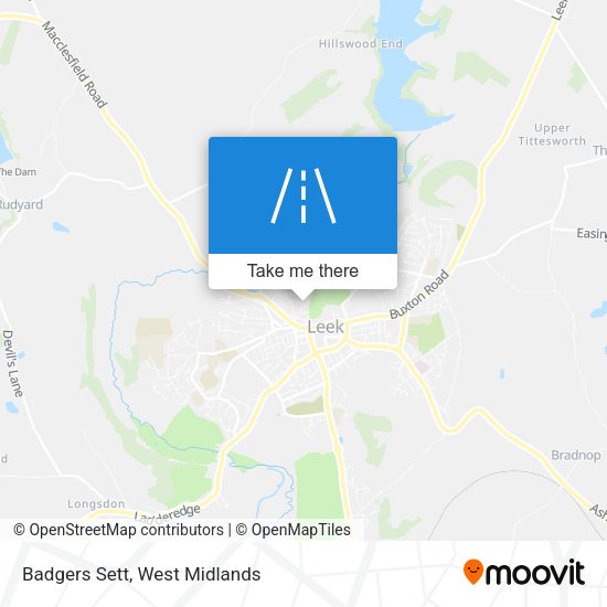 Badgers Sett map
